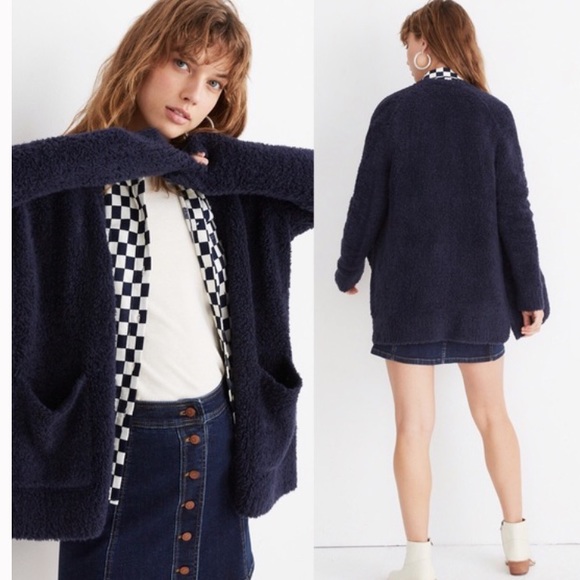 teddy cardigan sweater